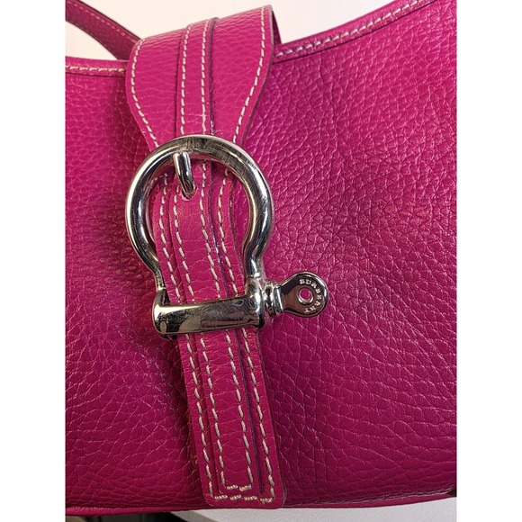 Authentic Burberry Eden Bag Pink fuchsia Shoulder Handbag Medium Leather - Picture 4 of 16
